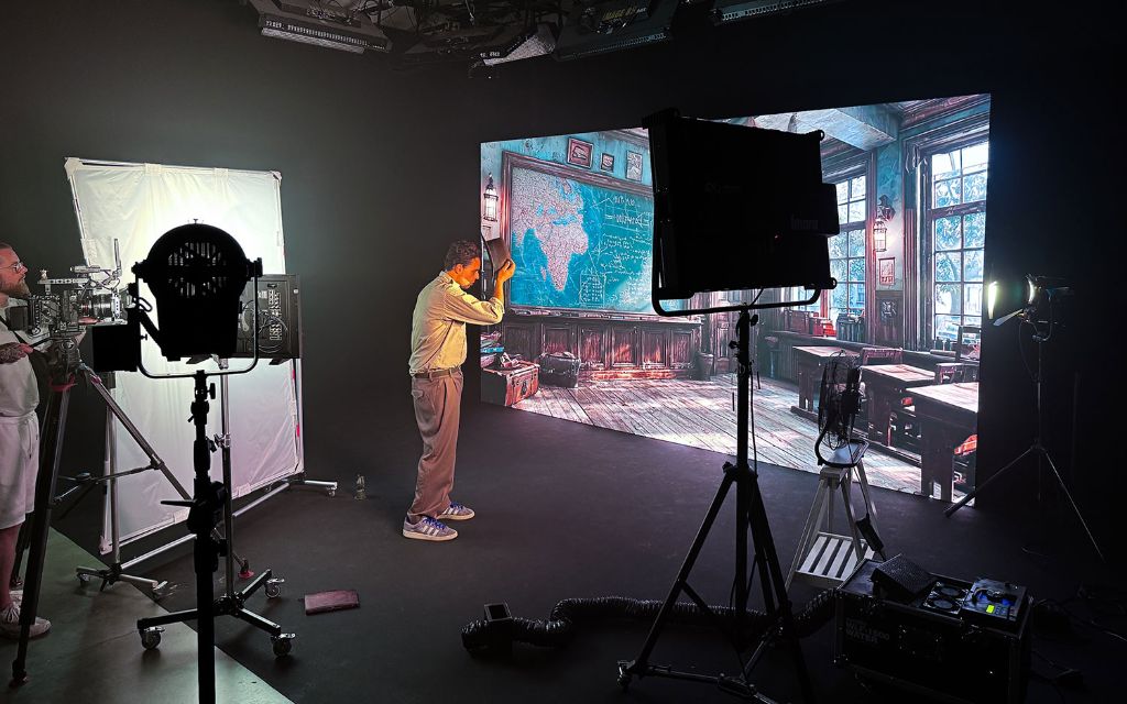 GMW LED Studio – Behind the Scenes: Schauspieler vor LED-Wall
